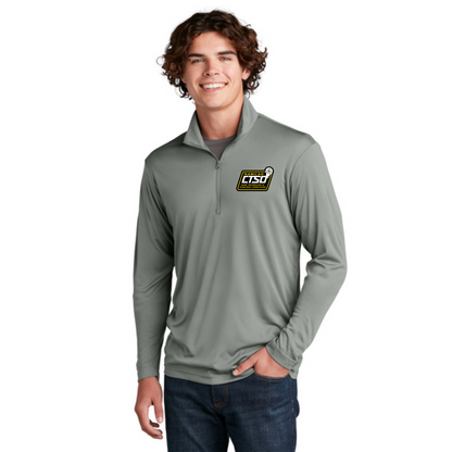 100% Polyester Quarter Zip Embroidered