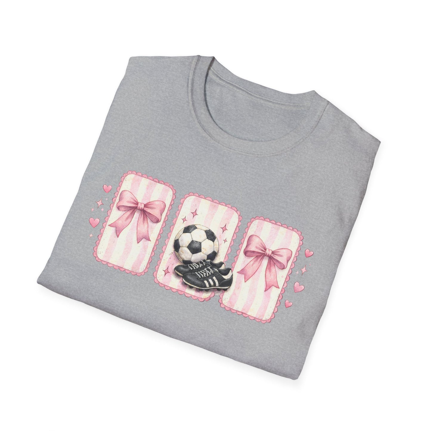 Pink Soccer Coquette and Bows design