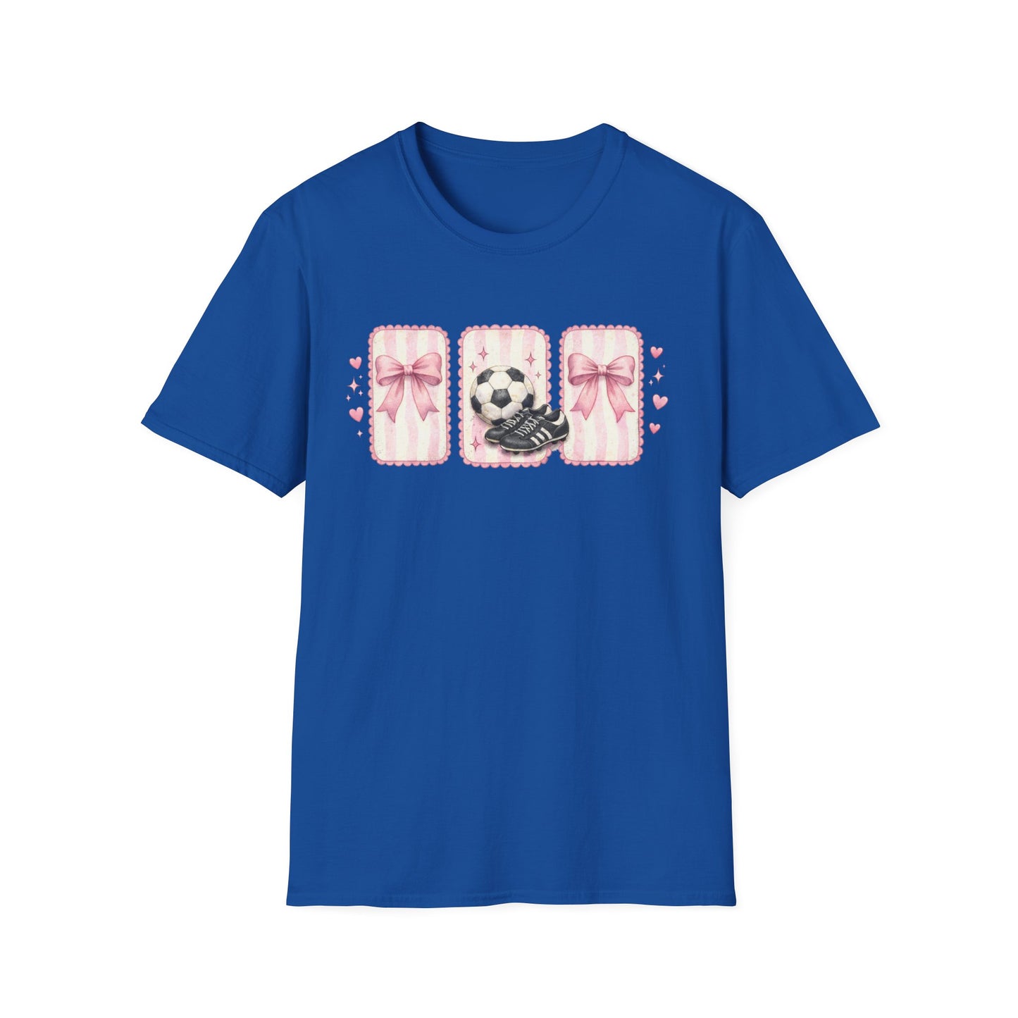 Pink Soccer Coquette and Bows design
