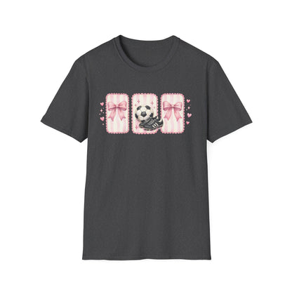 Pink Soccer Coquette and Bows design