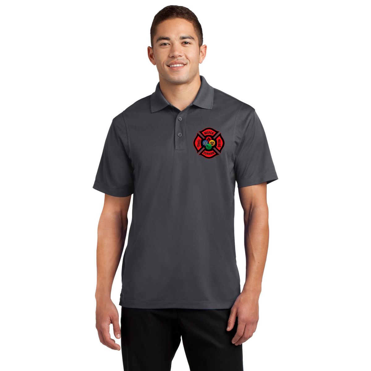 MERCK Embroidered Polo