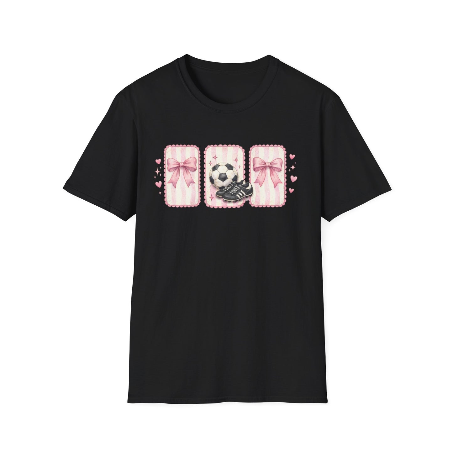 Pink Soccer Coquette and Bows design