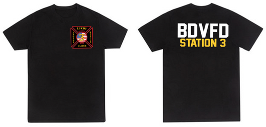 Station 3 with Ghetto Boyz Chest Patch Short Sleeve Shirt