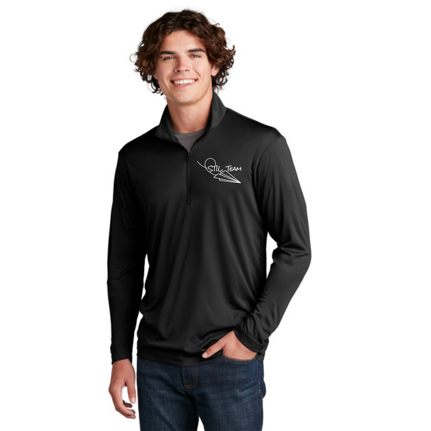 Quarter Zip Embroidered