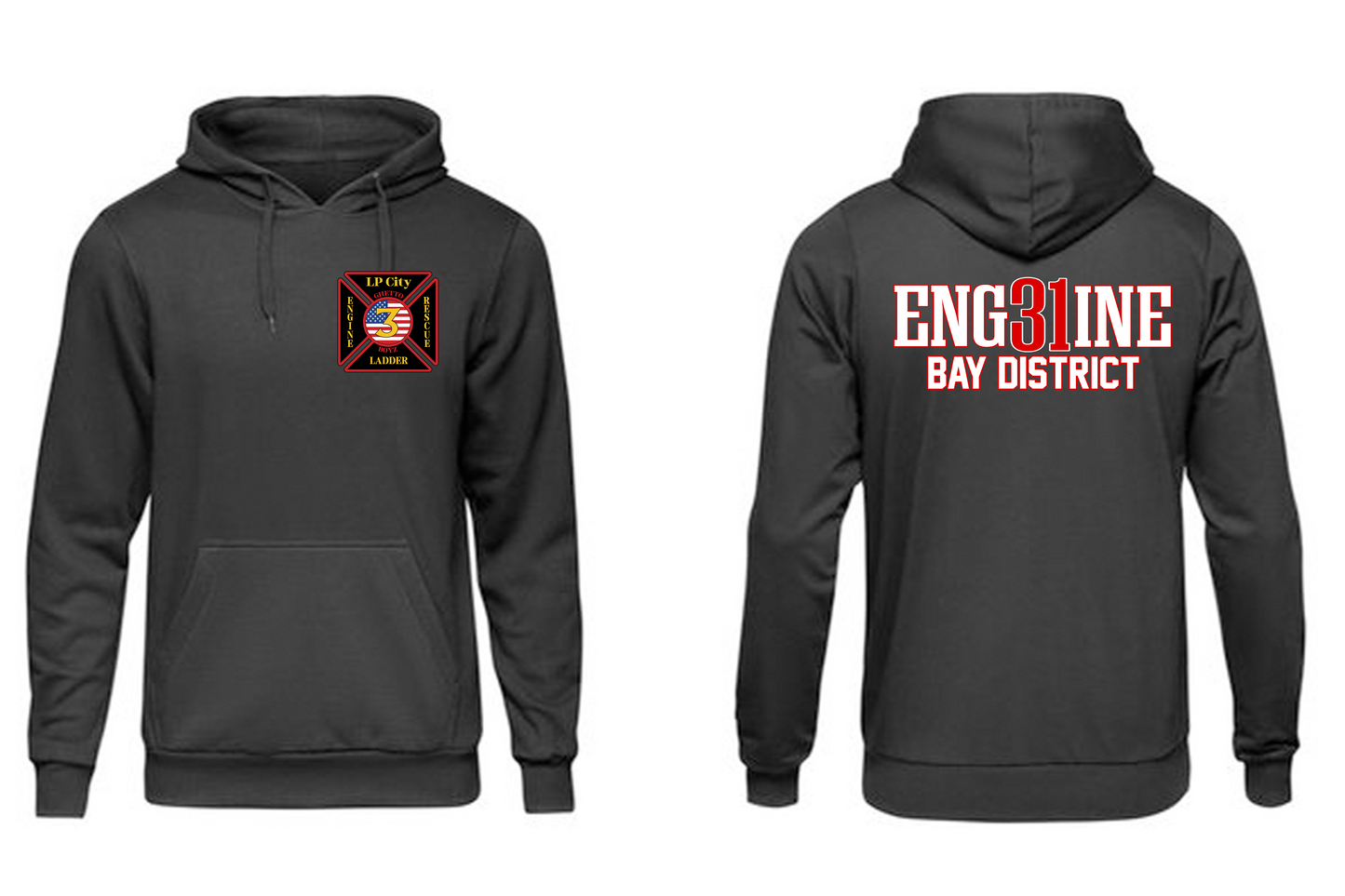 Engine 31 Bay District Ghetto Boyz Patch Sweatshirt