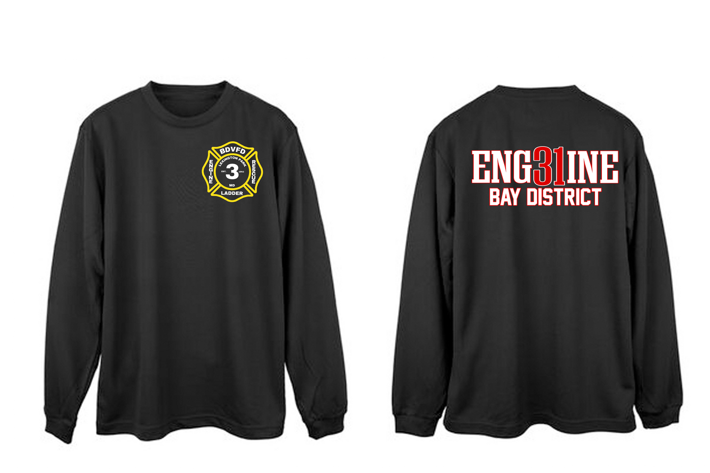 Engine 31 Bay District Main Station Patch Long Sleeve