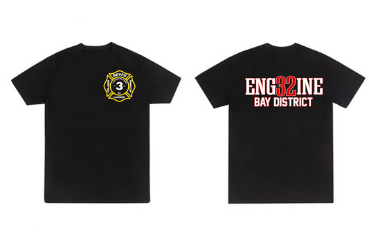 Engine 32 Bay District Main Station Patch Short Sleeve