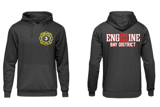 Engine 32 Bay District Main Station Patch Sweatshirt