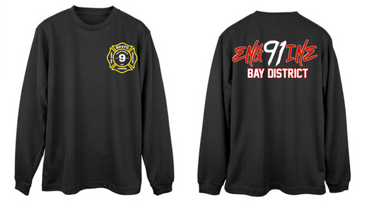 Engine 91 Bay District Main Patch Long Sleeve