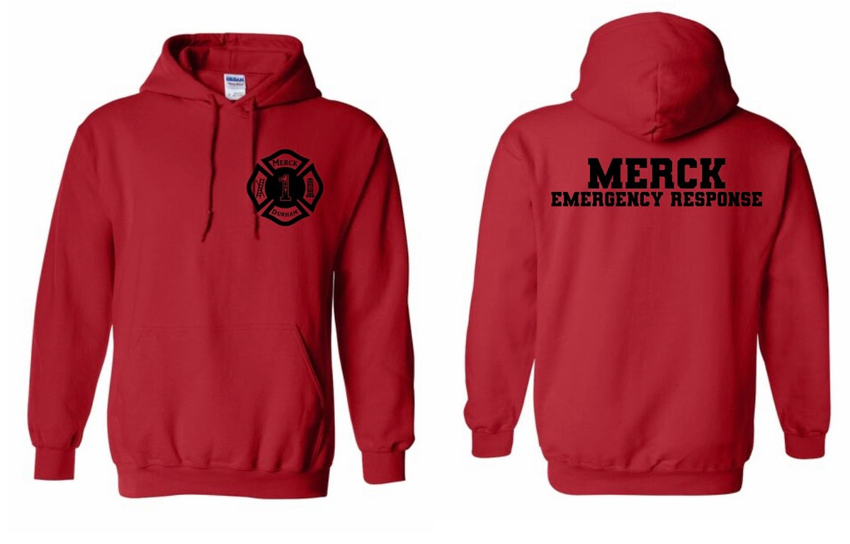 Red Printed Hoodie