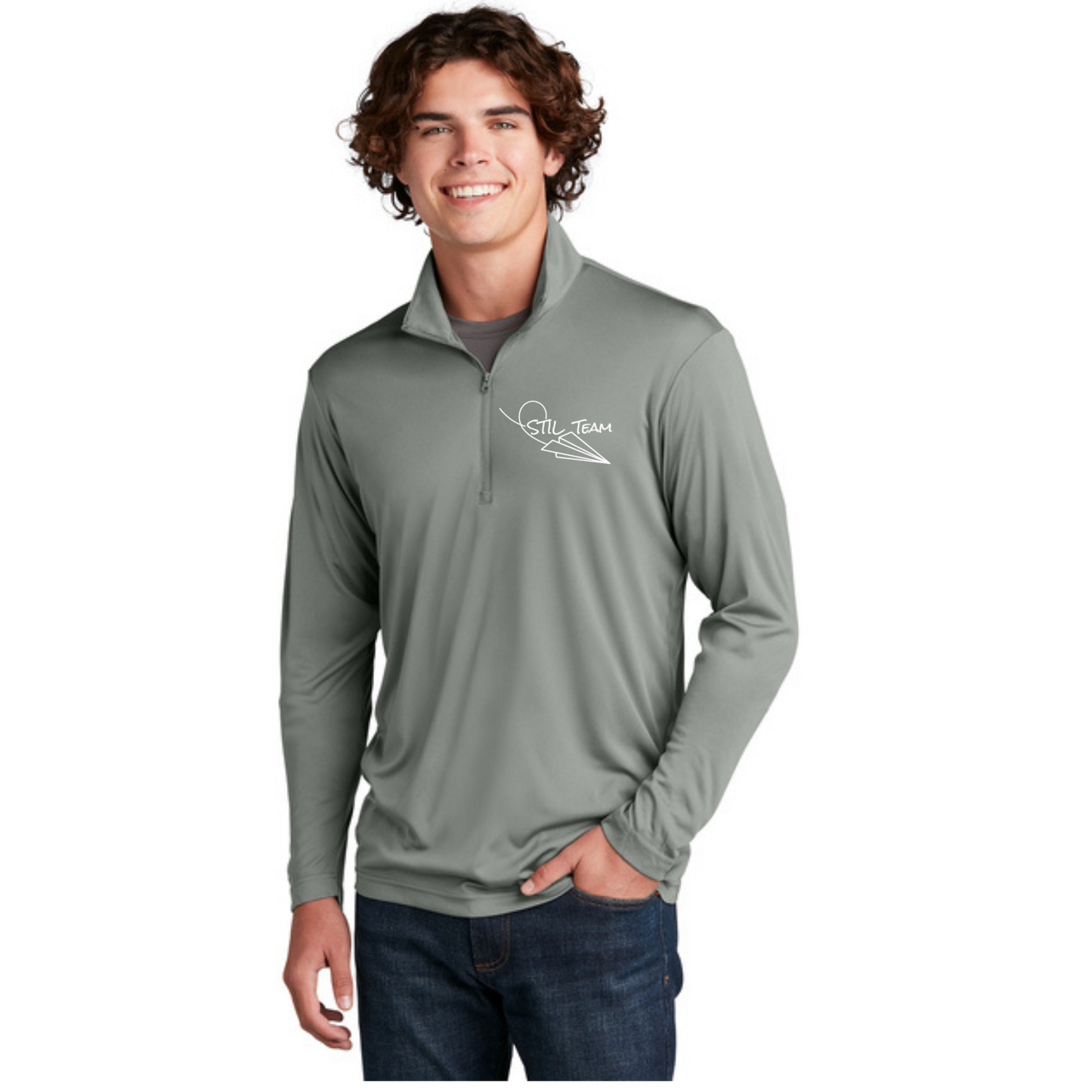 Quarter Zip Embroidered