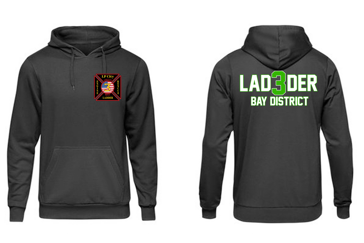 Ladder 3 Bay District Ghetto Boyz Patch Sweatshirt