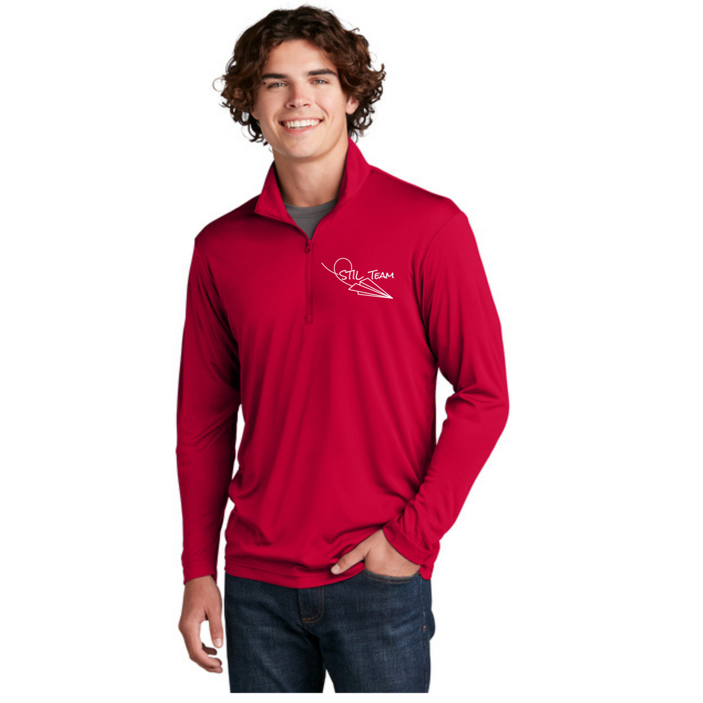 Quarter Zip Embroidered