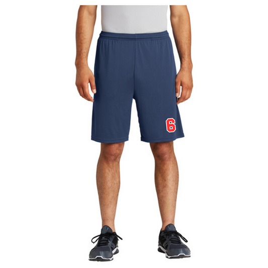 9” inseam shorts with pockets