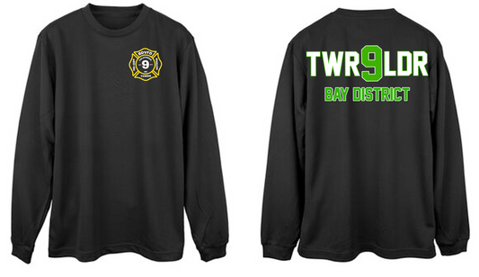 Tower Ladder Station 9 Bay District Long Sleeve