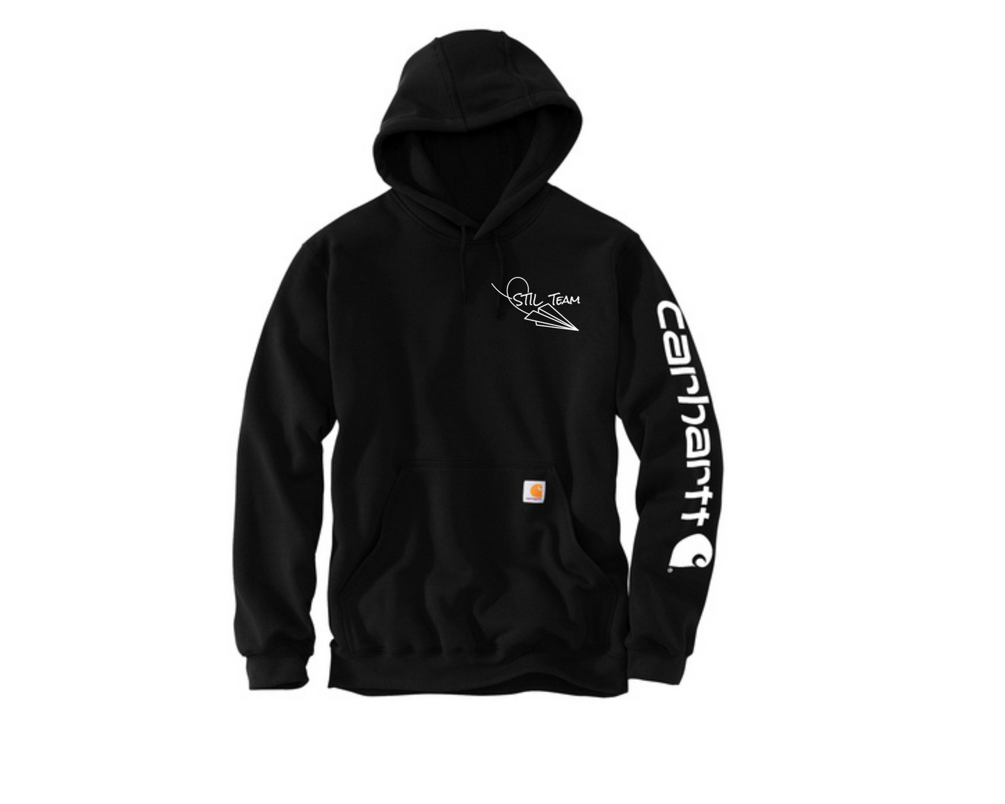Carhartt® Midweight Hooded Logo Sweatshirt Embroidered