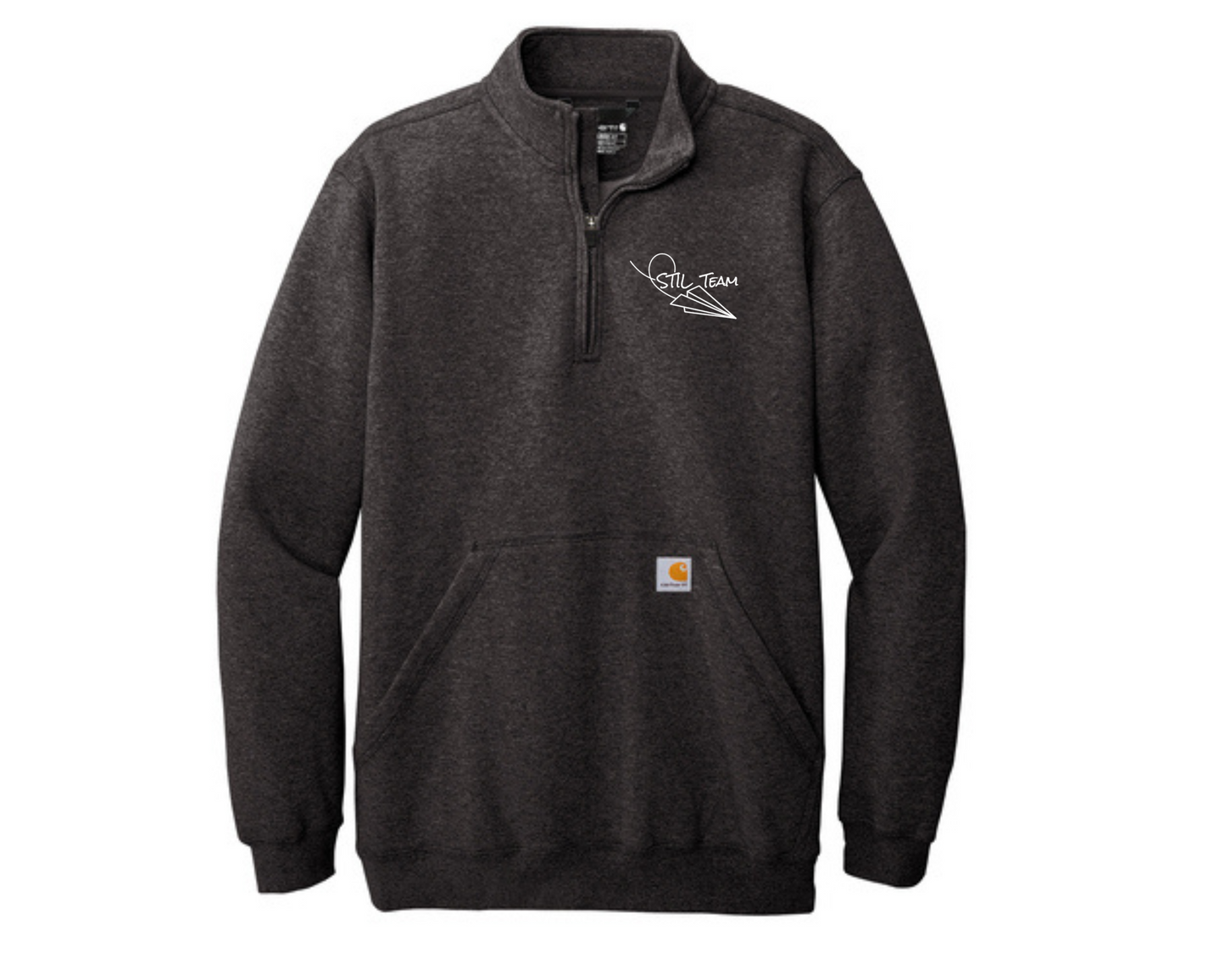 Carhartt® Midweight 1/4-Zip Mock Neck Sweatshirt Embroidered