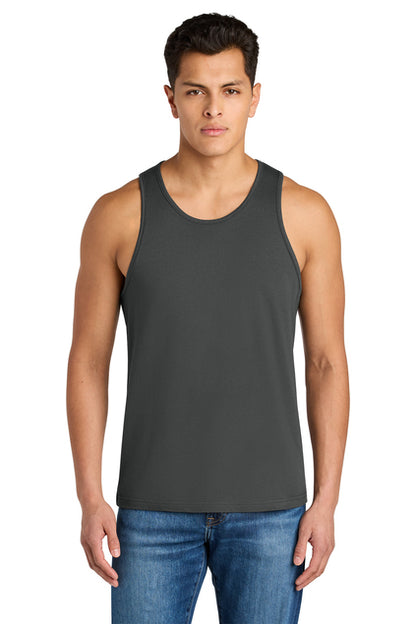 Men's tank top with large writing on front