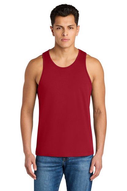 Men's tank top with large writing on front